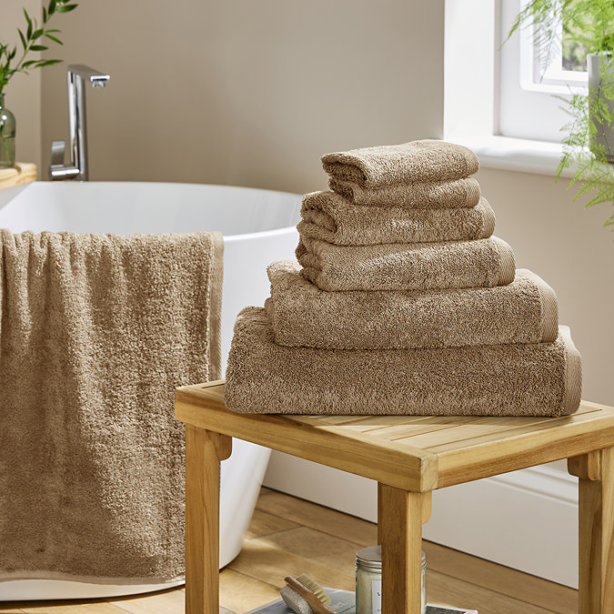 Supersoft Towels in mocha image 