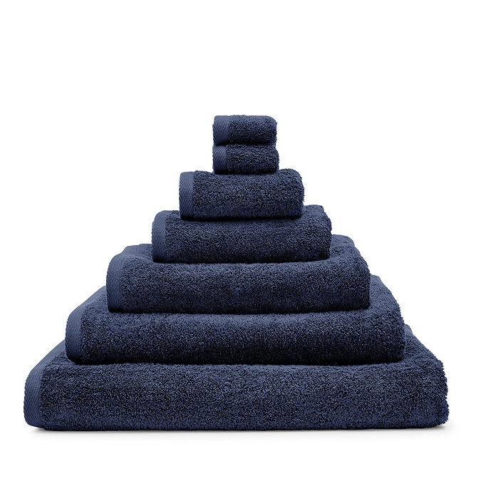 Supersoft Towels in Mineral Navy Blue image 