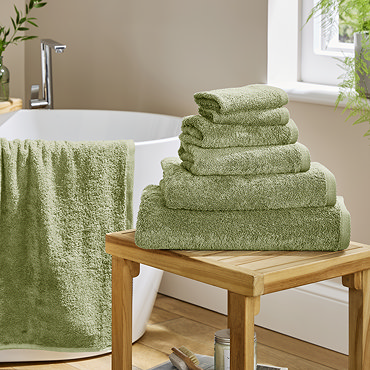 Supersoft Towels in Mineral sage image 