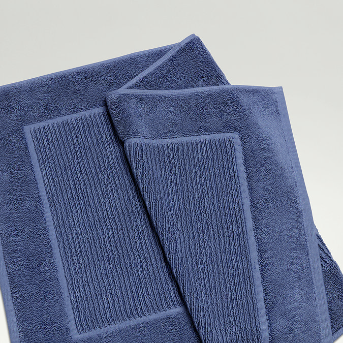 Supreme Deep Blue Bath Mat Close Up