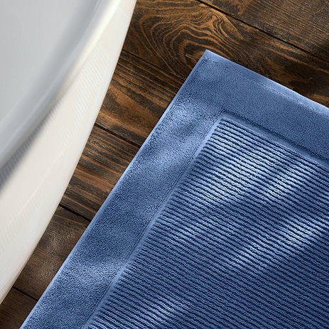 Supreme Deep Blue Bath Mat