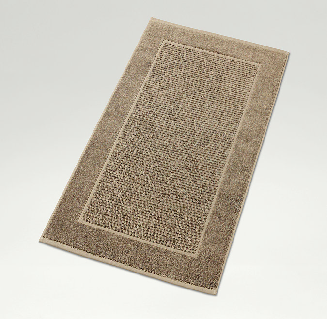 Supreme Mocha Bath Mat Shape