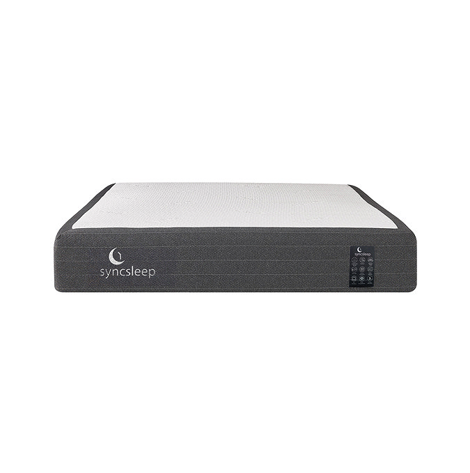 side on image cut out on white background of pocket sprung mattress
