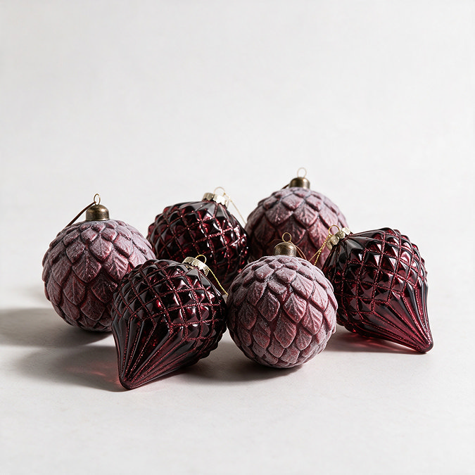 Tabitha set of 6 bauble