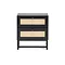 Taunton Black Bedside Table Front
