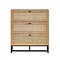 Taunton 3 Drawer Rattan Chest Front