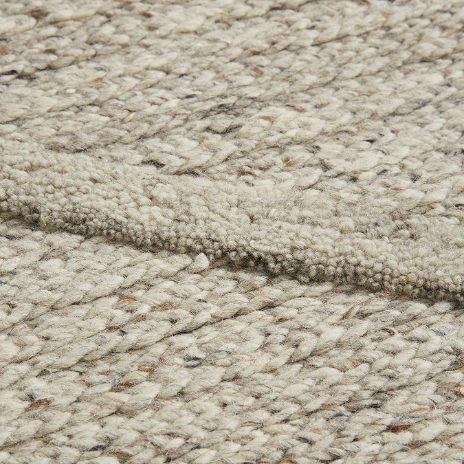 Taylor Hand Tufted Geo Wool Rug - Natural carousel image