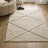 Taylor Hand Tufted Geo Wool Rug - Natural main image