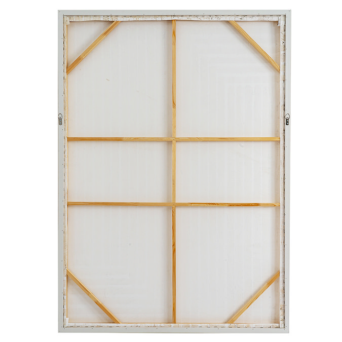 Tellura Hand Painted Canvas In Frame - Multi