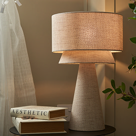 Terri Tiered Table Lamp - Natural main image