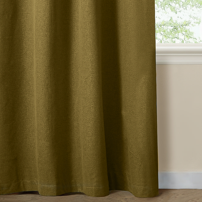 The Ultimate Blackout Eyelet Curtains in Forest over a window image