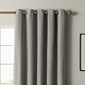 The Ultimate Blackout Eyelet Curtains in Grey over a window image