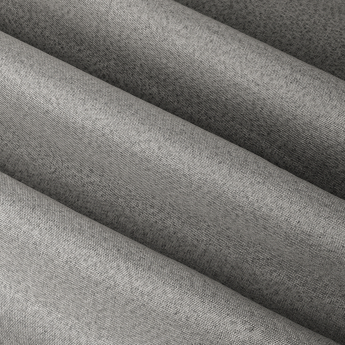 The Ultimate Blackout Eyelet Curtains in Grey close up texture image