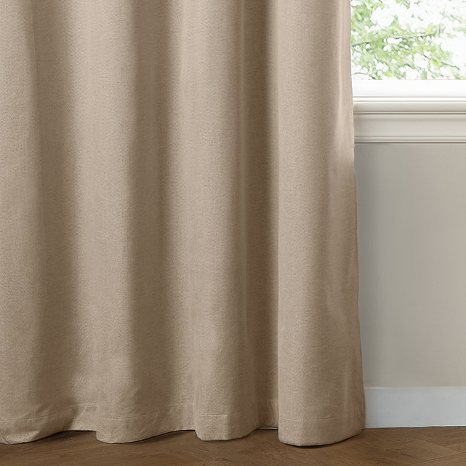 The Ultimate Blackout Eyelet Curtains in Natural over a window image