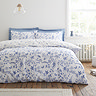 thea floral Duvet cover set in blue image 1