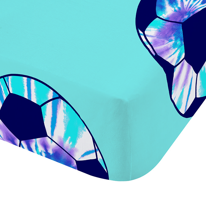 tie dye football fitted sheet