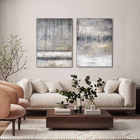 Torrent framed canvas