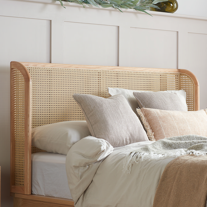 Toulouse Wooden Bed - Oak carousel image