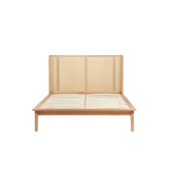 Toulouse Wooden Bed - Oak carousel image