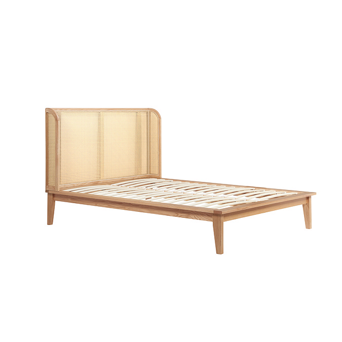 Toulouse Wooden Bed - Oak carousel image