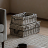 Tova Lidded set of 2 baskets