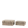 Tova Lidded set of 2 baskets