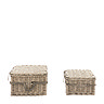 Tova Lidded set of 2 baskets