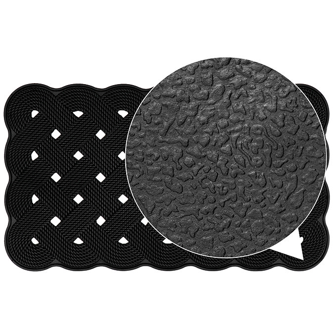 Trellis rubber scraper matt close up image 6