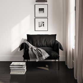 Tribeca House Weave Accent Chair - Onyx main image