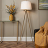 Tristan Tripod Floor Lamp - Brass main image