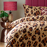True leopard duvet cover set on bed image 2