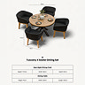 Tuscany 4-seater dining set