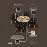 Tuscany 4-seater dining set