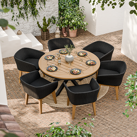 Tuscany six seater dining set