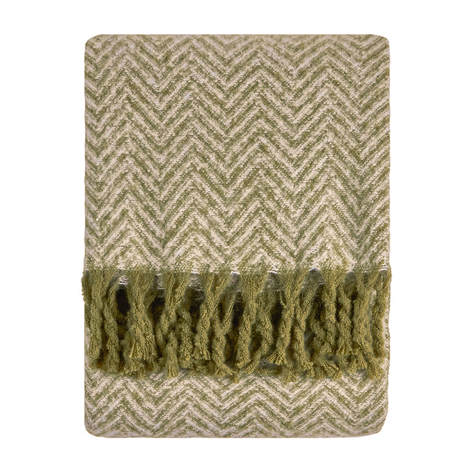 Tweedie green throw image