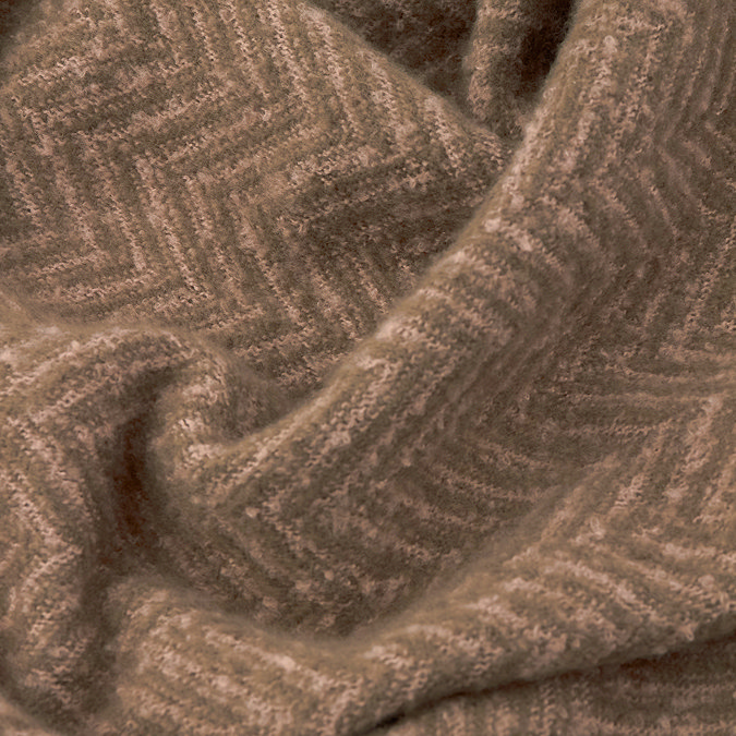 Tweedie taupe throw image