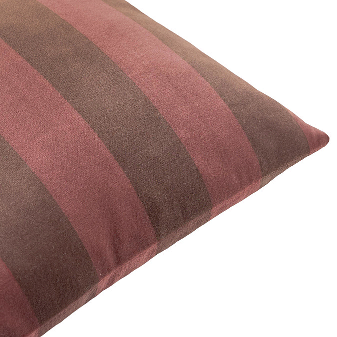 Ultimate Stripe Red Velvet Cushion image
