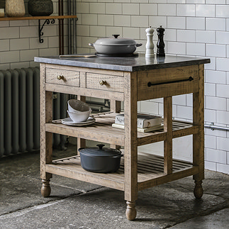 Vermont small kitchen island