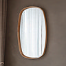 Verona wall mirror in oak image 1