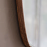 Verona wall mirror in walnut image 2
