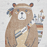 Vida Kids Bear Rug close up image 5