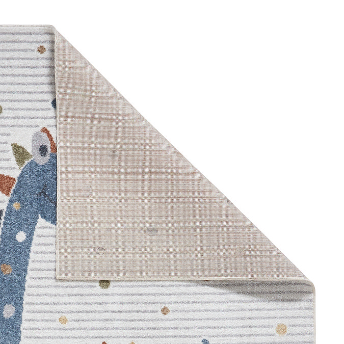 Kids Dinosaur rug close up image 2