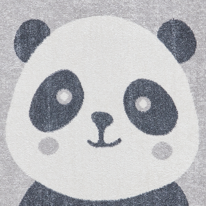 Vida Kids Panda Rug close up image 4