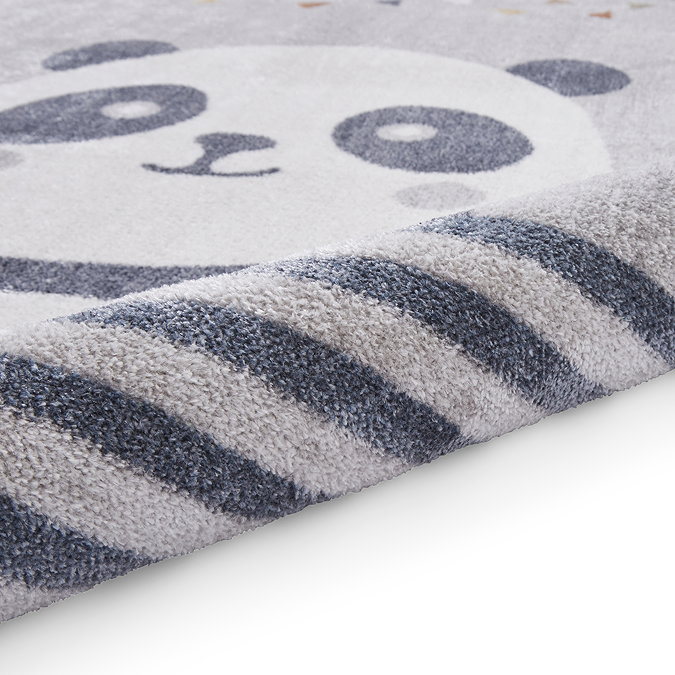 Vida Kids Panda Rug close up image 7