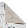 Vida Kids rainbow sun rug close up image 3