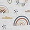Vida Kids rainbow sun rug close up image 5