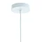 image cut out on white background of ceiling fixture of hanging light shade