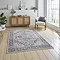 Vintage green rug on floor image 1