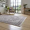 Vintage rug in grey on floor image 2