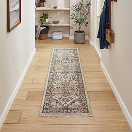 Vintage grey runner on floor image 1